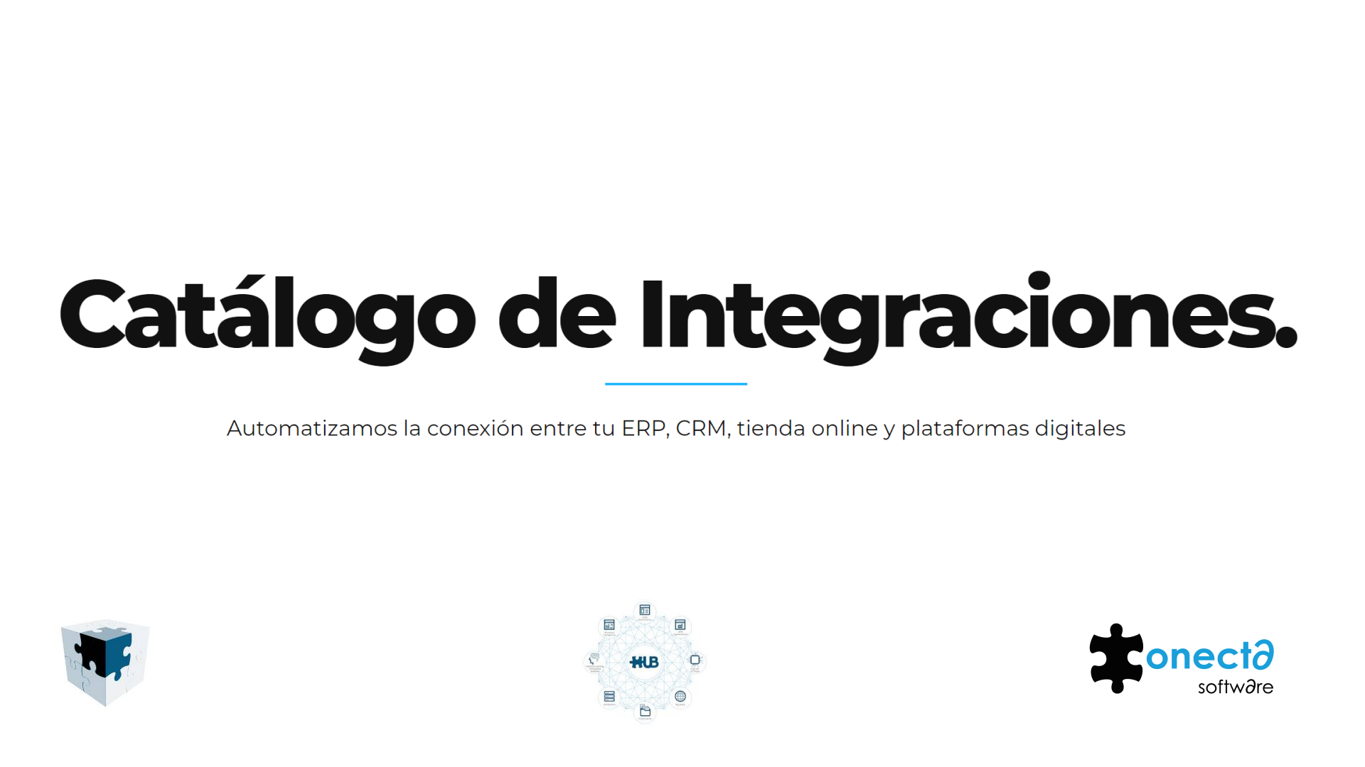 catalogo integraciones conecta hub conector tienda online