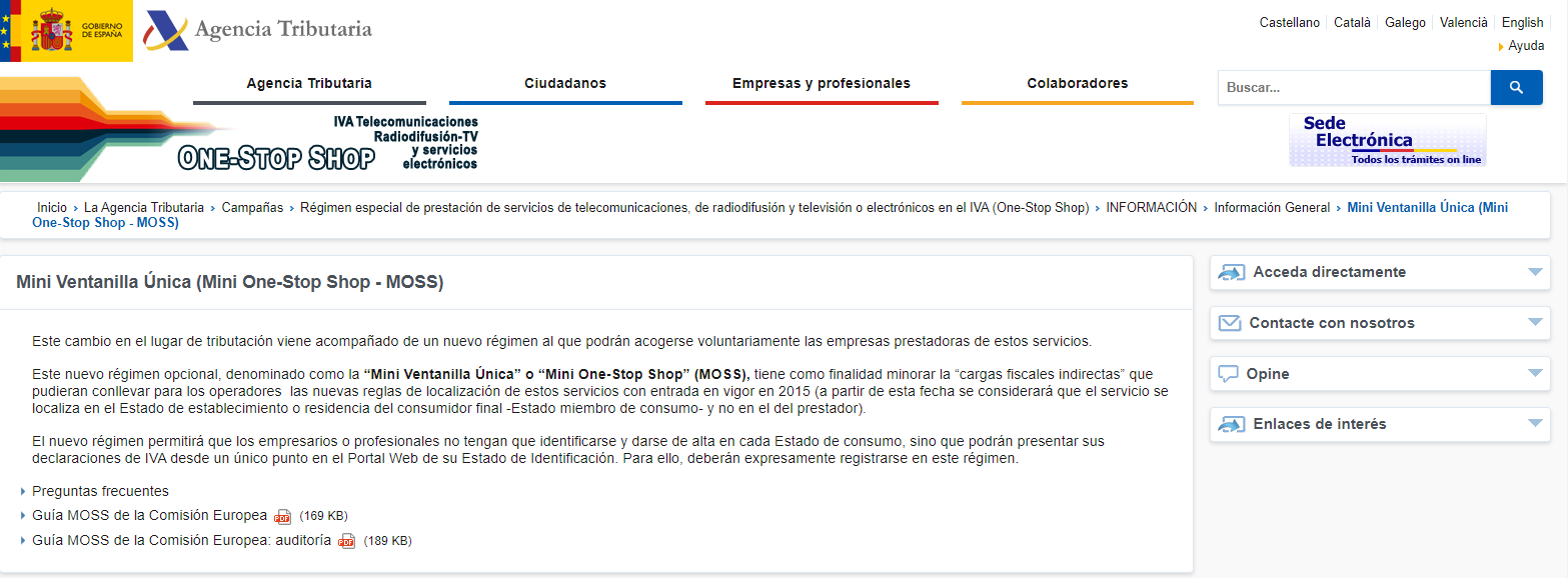 impuesto MOSS